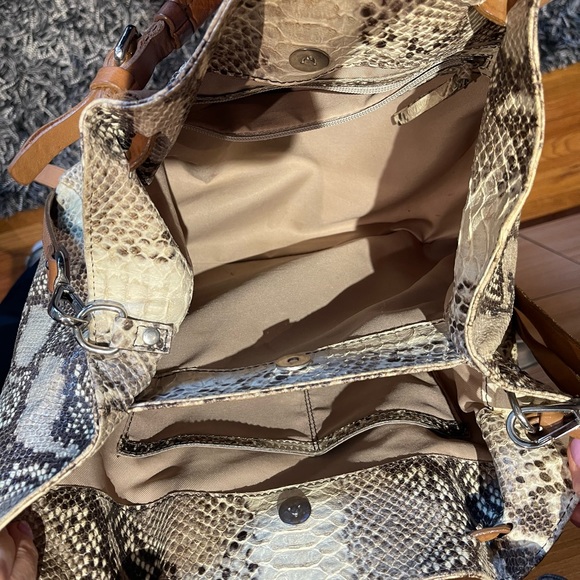 Genuine Python shoulder purse - Picture 4 of 6